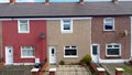 Typical house row in Belfast Royalty Free Stock Photo