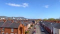 Typical house row in Belfast Royalty Free Stock Photo