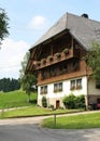 Typical House Style in the Alps Royalty Free Stock Photo