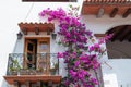 Typical house in Teotitlan del Valle, Oaxaca, Mexico at a sunny day