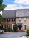 Typical houses in Alexandria in Virginia USA