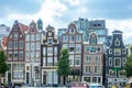 Typical Houses in Amsterdam Royalty Free Stock Photo