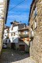 Typical houses of Anso huesca province, Spain. Royalty Free Stock Photo