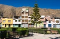 Houses in Cabanaconde at the Colca Canyon in Peru