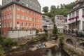 Typical houses in the center of Monschau.