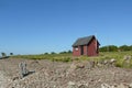 Typical houses of fishermen Royalty Free Stock Photo