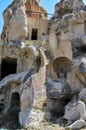 Typical houses of Goreme Valley, Turkey