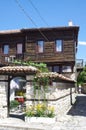 Typical houses in the old town of Nesebar