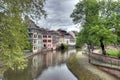 Typical houses in Strasbourg Royalty Free Stock Photo