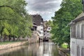 Typical houses in Strasbourg Royalty Free Stock Photo