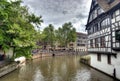 Typical houses in Strasbourg Royalty Free Stock Photo