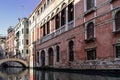 Typical houses on the streets of Venice Royalty Free Stock Photo