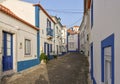 Typical houses in the streets of the village of Ericeira