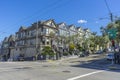 Typical Houses style of San Francisco Royalty Free Stock Photo