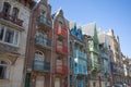 Houses of the town of Mers-les-Bains