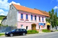 Typical houses. Urban landscape in the city Rupea-Reps, Transylvania.