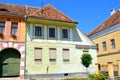 Typical houses in the village Biertan, Transylvania