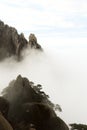 Typical of huangshan mountain scenery, picturesque like fairyland