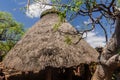 Typical hut in Konso village, Ethiop Royalty Free Stock Photo