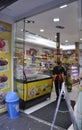 Bilbao, 13th april: Icecream Shop from Downtown of Bilbao city in Basque Country of Spain