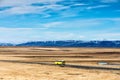 Typical Iceland landscape with road and mountains. Royalty Free Stock Photo