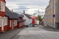 Typical Icelandic architecture in the city center, Reykjavik, Iceland