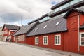 Typical Icelandic architecture in the city center, Reykjavik, Iceland Royalty Free Stock Photo