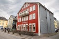 Typical Icelandic architecture in the city center, Reykjavik, Iceland