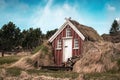 Typical Icelandic hut Royalty Free Stock Photo