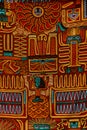 Typical inca style cloth pattern