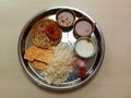 Typical Indian rice plate-2