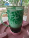 This is a typical Indonesian ice cendol