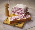 Typical italian bacon Royalty Free Stock Photo