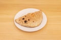 Typical Italian calzone stuffed with four cheeses Royalty Free Stock Photo