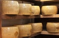 Typical italian cheese called parmigiano