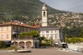 An italian church on the shores of Lake Como, Italy