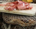 typical italian cold cuts Royalty Free Stock Photo