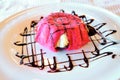 The typical Italian dessert `zuppa inglese`