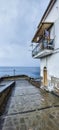 Typical Italian house near the ocean in Sorrento in the south of Italy