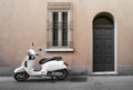 Typical italian motorcycle Royalty Free Stock Photo