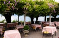 Typical italian restauran at the sea Royalty Free Stock Photo