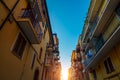 Typical italian street in Agropoli