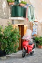 Typical Italian street scene. Evidence of a simple, quiet life.