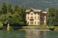 Typical italian villa on Lake Como, Italy Royalty Free Stock Photo