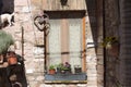 Typical italian window Royalty Free Stock Photo