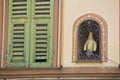 Typical italian window pane Royalty Free Stock Photo