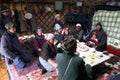 Typical kyrgyz shepherd Royalty Free Stock Photo