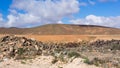 Typical landscape of Fuerteventura, Canary Islands