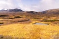 Typical landscape in Jotunheim National Park in Norway during autumn time in the BeitostÃÂ¸len area overlooking the Leirungsae