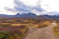 Typical landscape in Jotunheim National Park in Norway during autumn time in the BeitostÃÂ¸len area overlooking the Leirungsae